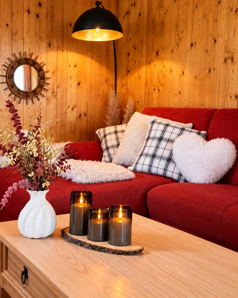 Living room with sofa and living room table